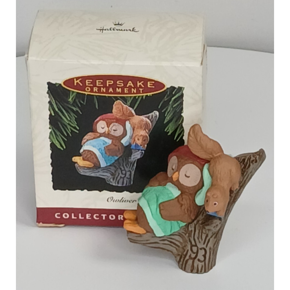Hallmark Keepsake Christmas Ornament 1993 Owliver 2nd in Series